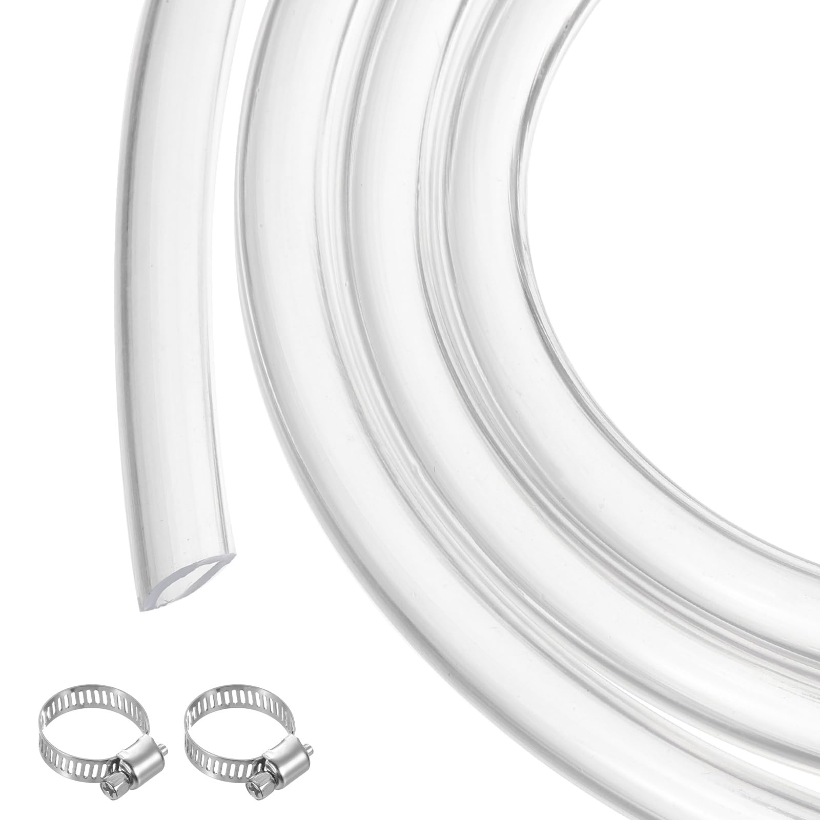 Rebower Clear Plastic PVC Tubing 50ft 6.4mm x 9.5mm Flexible 2Pcs-image-a49868d0-d6f7-4110-b0f5-92dfcd468c2e-60476