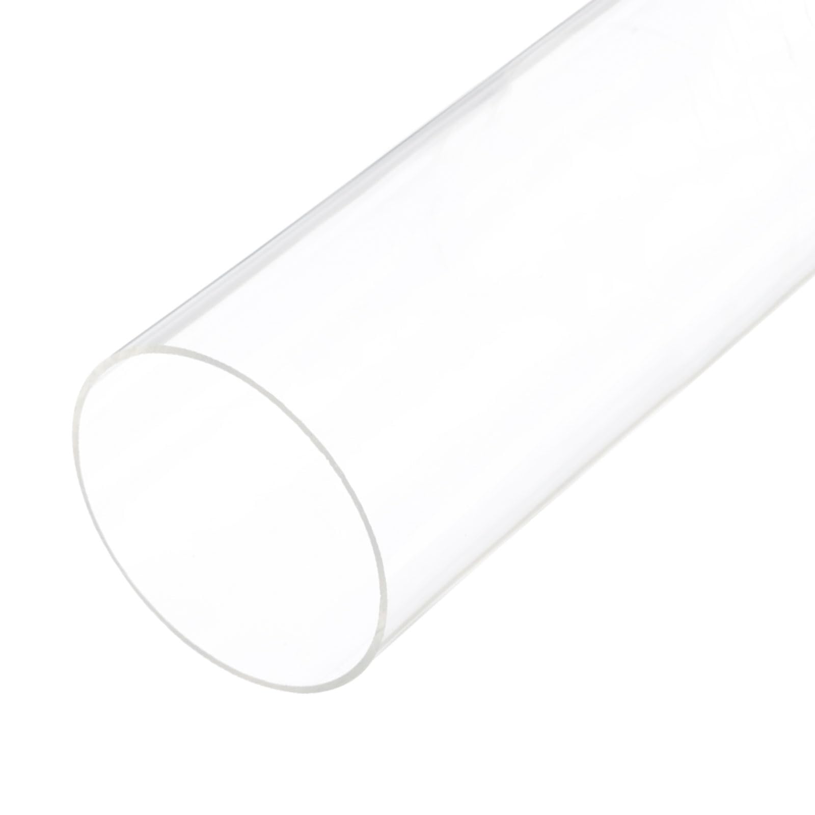Rebower Clear Plastic Rigid Pipe Acrylic 18" 76mm x 80mm(3" x 3.125")-image-ba3116ae-4ae1-4409-ab23-116aef8f2b3a-60698