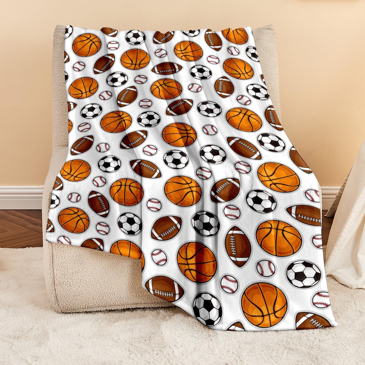 Kids Fleece Throw Blanket - Games 153x203cm-image-7dda9e8d-6712-4497-b92b-ca8d80776d71-118339