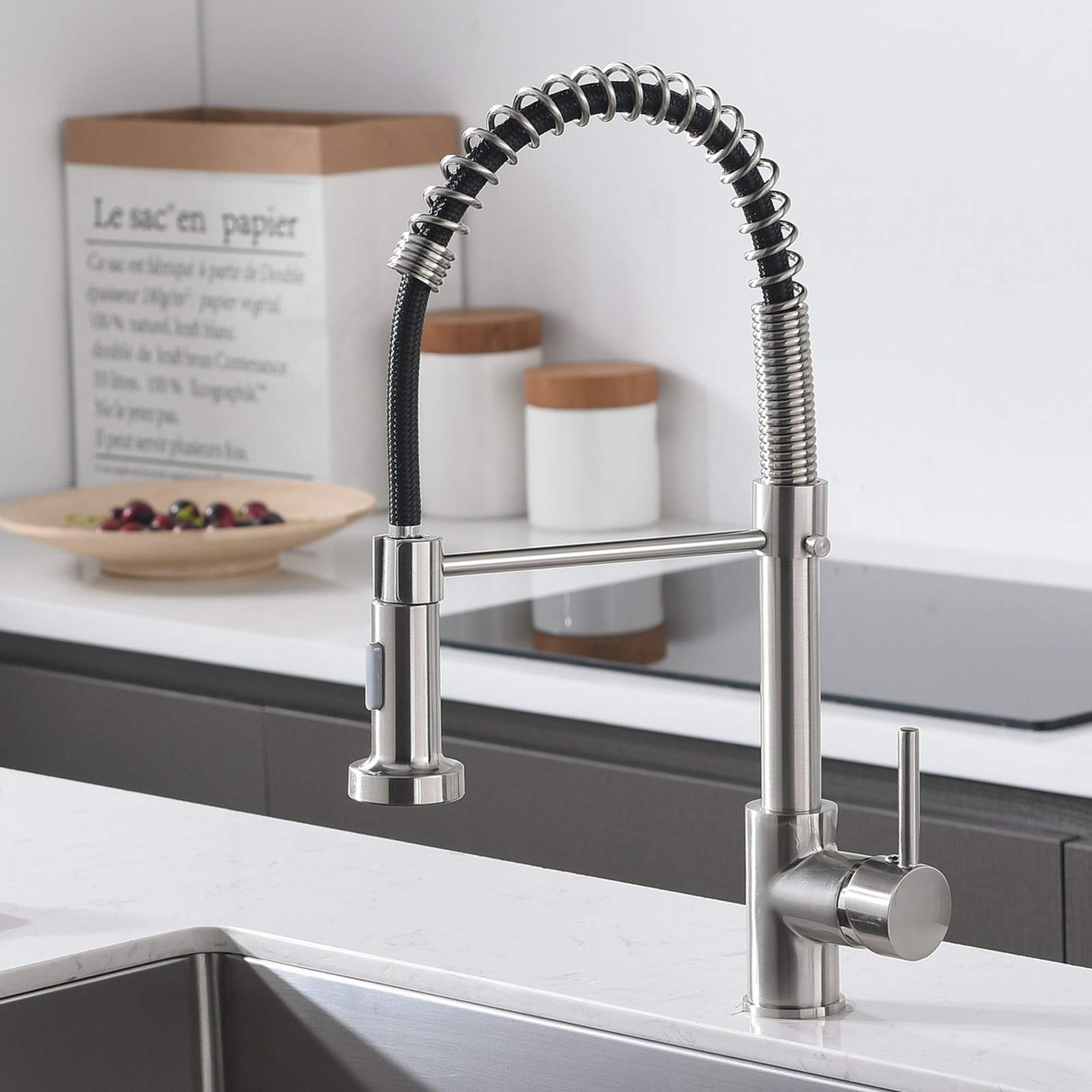 Kitchen Mixer Tap Pull Out Spray - Brushed Nickel-image-eb6d87dc-c3b7-4698-9c09-88d4ad248d5c-123416