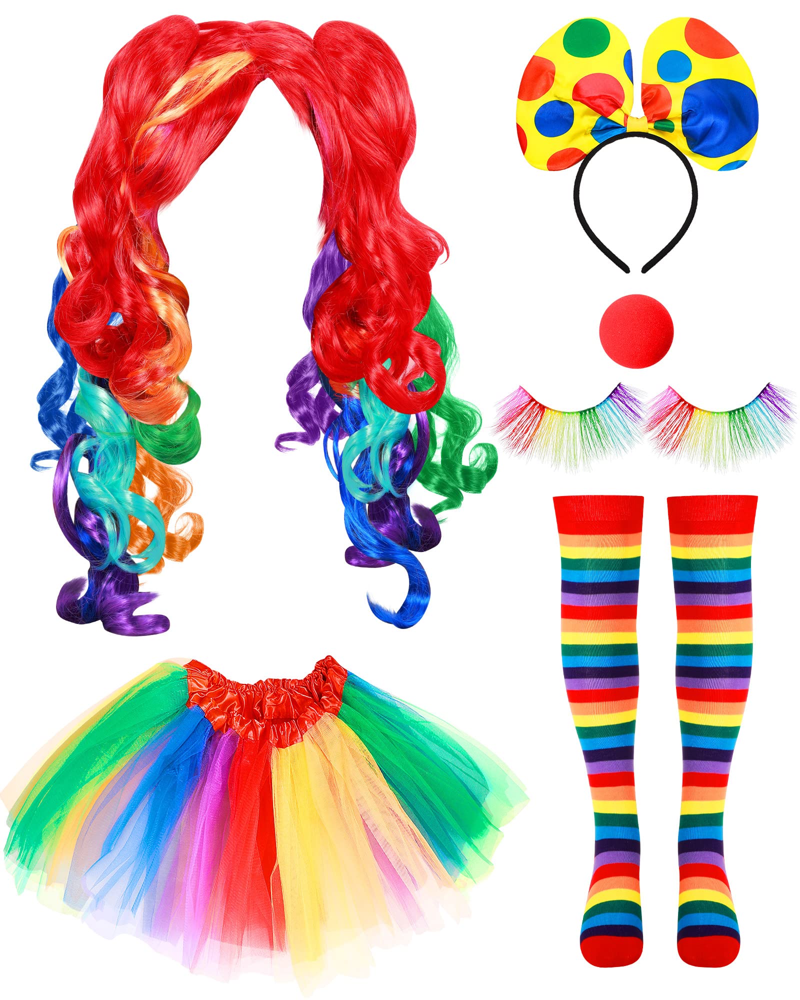 Rainbow Clown Fancy Dress Set - Small-image-fac49def-990f-4d83-b1c8-a0b469b56d0e-87184