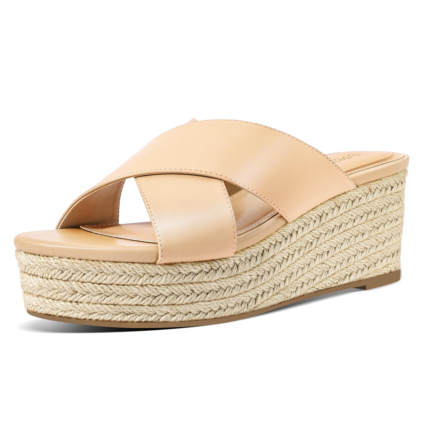 Women's Wedge Espadrille Sandals - Nude UK 8-image-e4d37581-9ae8-4e70-9e81-62d13e6f4a41-120840