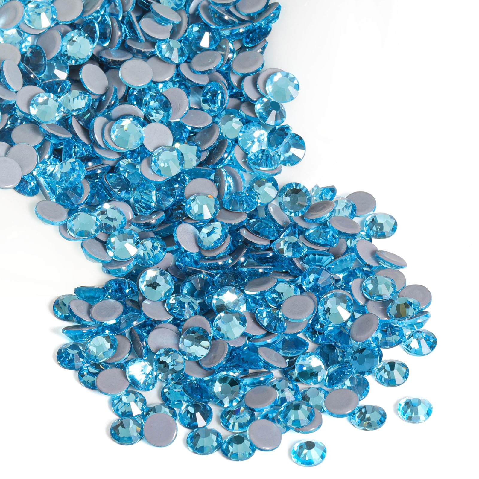 Aquamarine Hotfix Rhinestones, 1440pcs, Flatback Crystals for DIY Crafts & Clothes, SS20, 4.6-4.8mm-image-df3828eb-540b-4b0d-9e3f-81cce0551856-66662