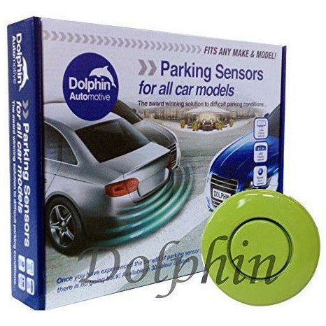 Dolphin Automotive DMS450 Micro Size Reverse Parking Sensors - 4 Rear Sensors, Display & Audio Alerts - Auto Express Award Winning Brand In 9 Colours (Iron Grey