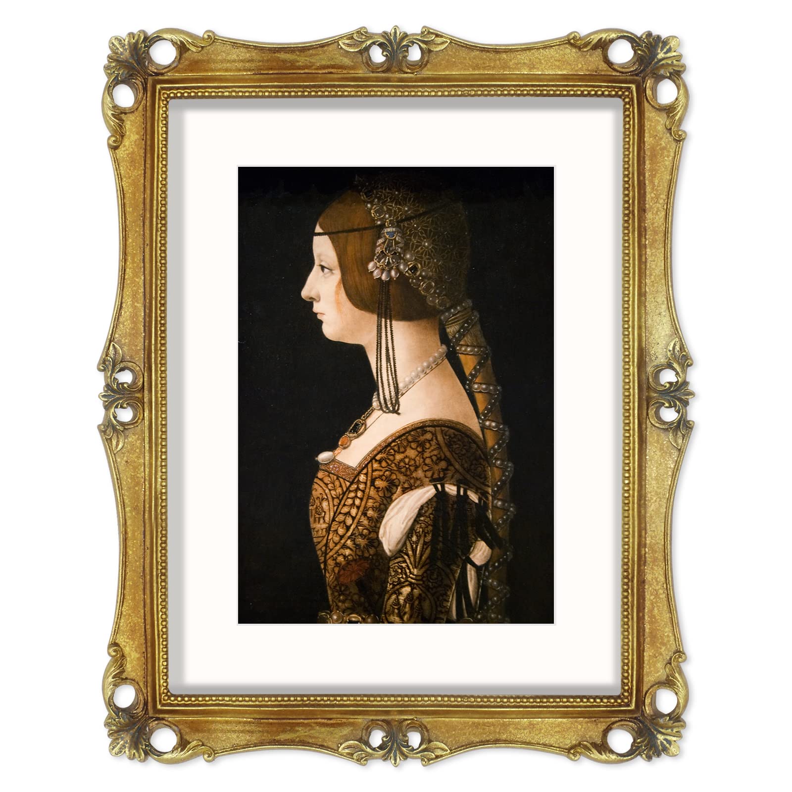 Vintage Gold Picture Frame - 28x36cm-image-f77979c5-70ff-4b21-b8e3-e1091a455a42-86042