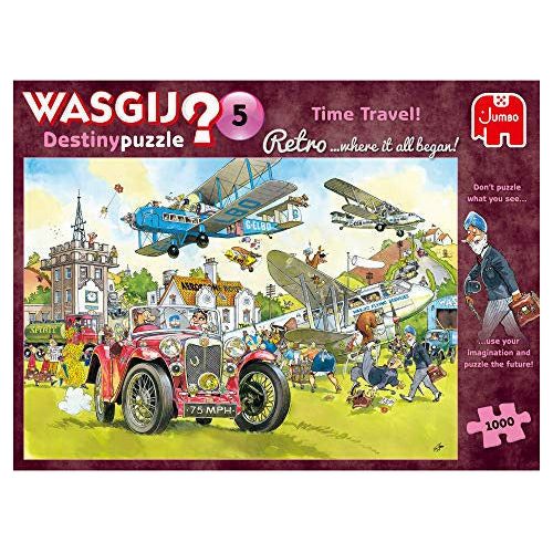 洋楽 Destiny Long Time Comin' Jumbo 25008 Wasgij Destiny Retro 5 Time Travel 1000 Piece Jigsaw