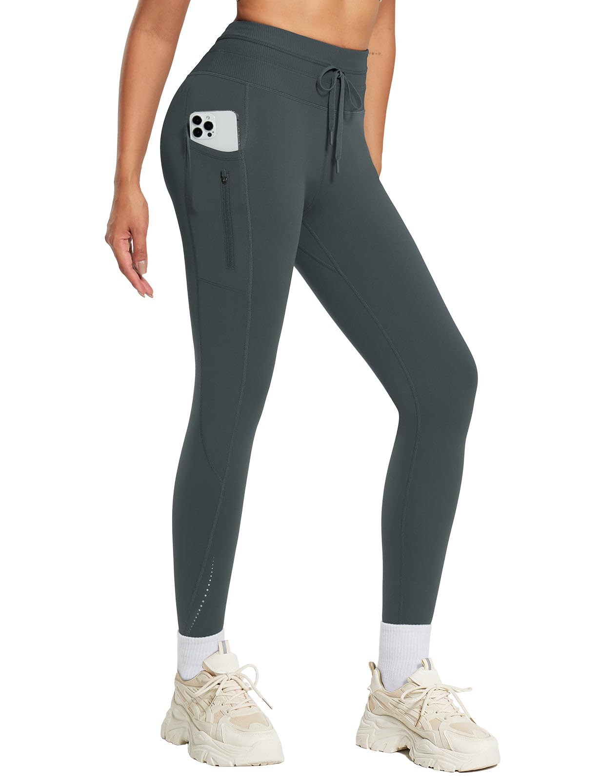 Women's Fleece Leggings Thermal - Grey XS-image-9185050a-eab2-4a04-a32c-10517e42b1fd-113339