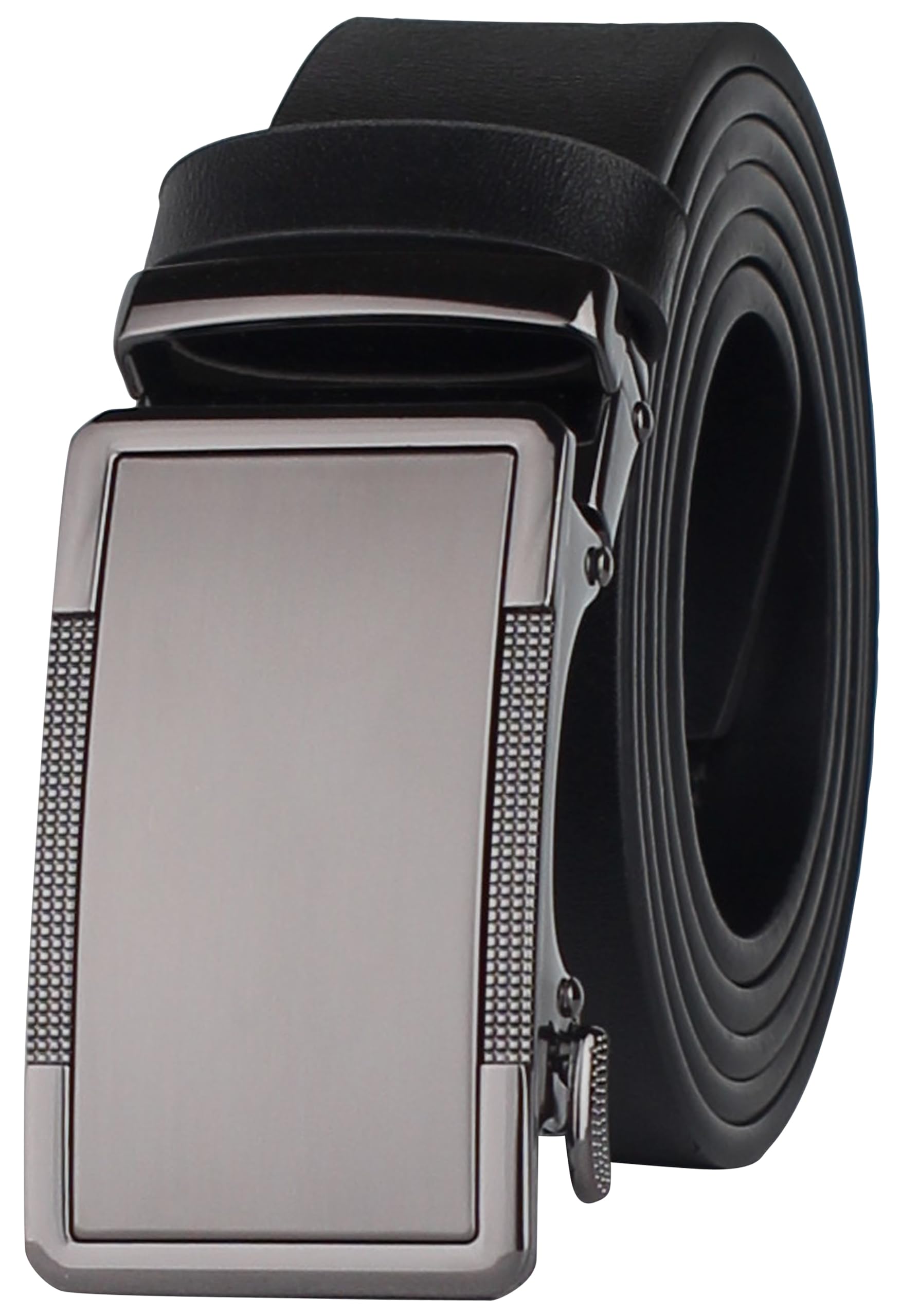 RAK Men's Ratchet Belt Cow Hide Leather 35mm Box (D-0001-BLACK,115)