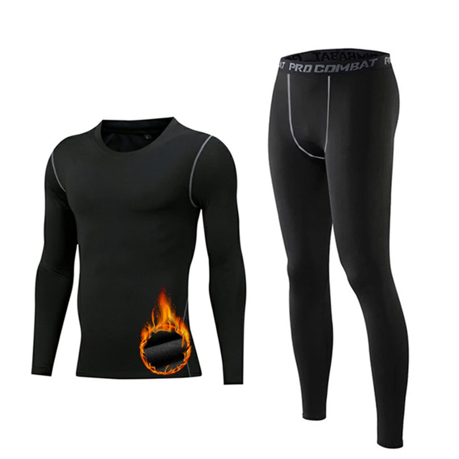 Men's Thermal Underwear Set - Grey XL-image-1c5ecca6-f2dc-484c-8868-e40f69119455-120400