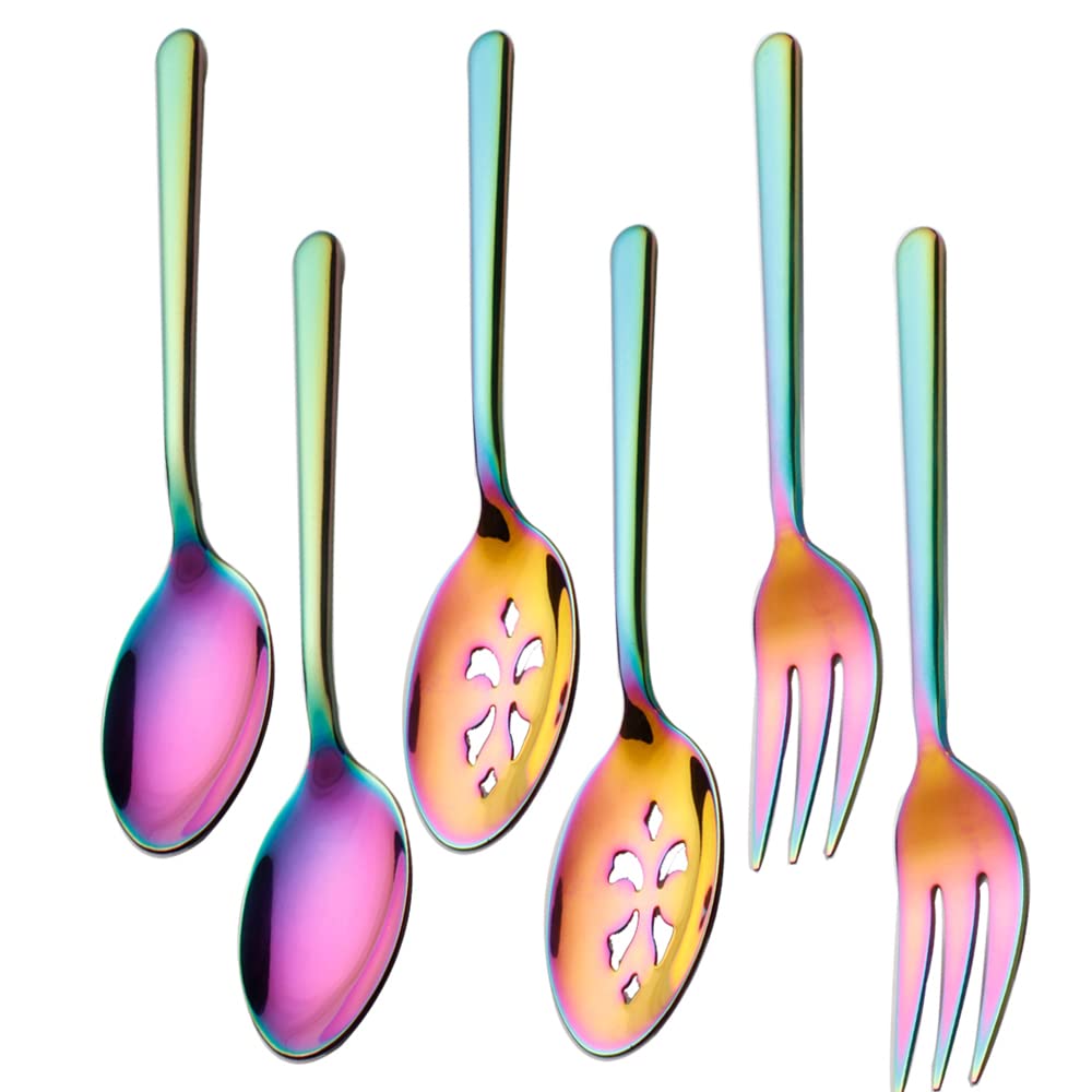 6-Piece Serving Utensil Set - Rainbow 9 Inch-image-8feb0ce6-6f45-4230-88dd-746a39e93666-120373