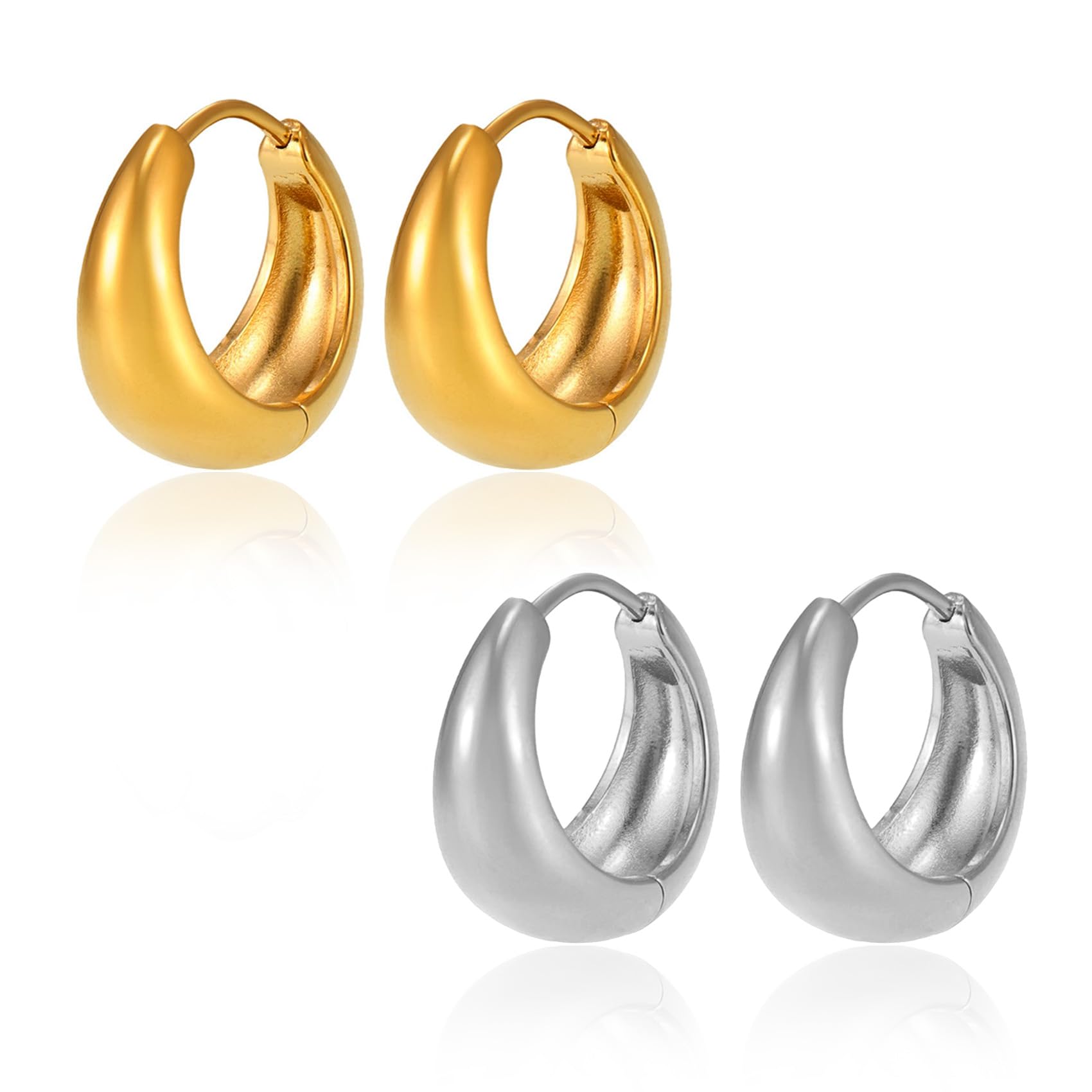 Elegant Gold & Silver Hoop Earrings for Men & Women - Perfect for Weddings, Birthdays & More-image-85473daa-1b70-4b94-b067-2e1deb5be849-66315
