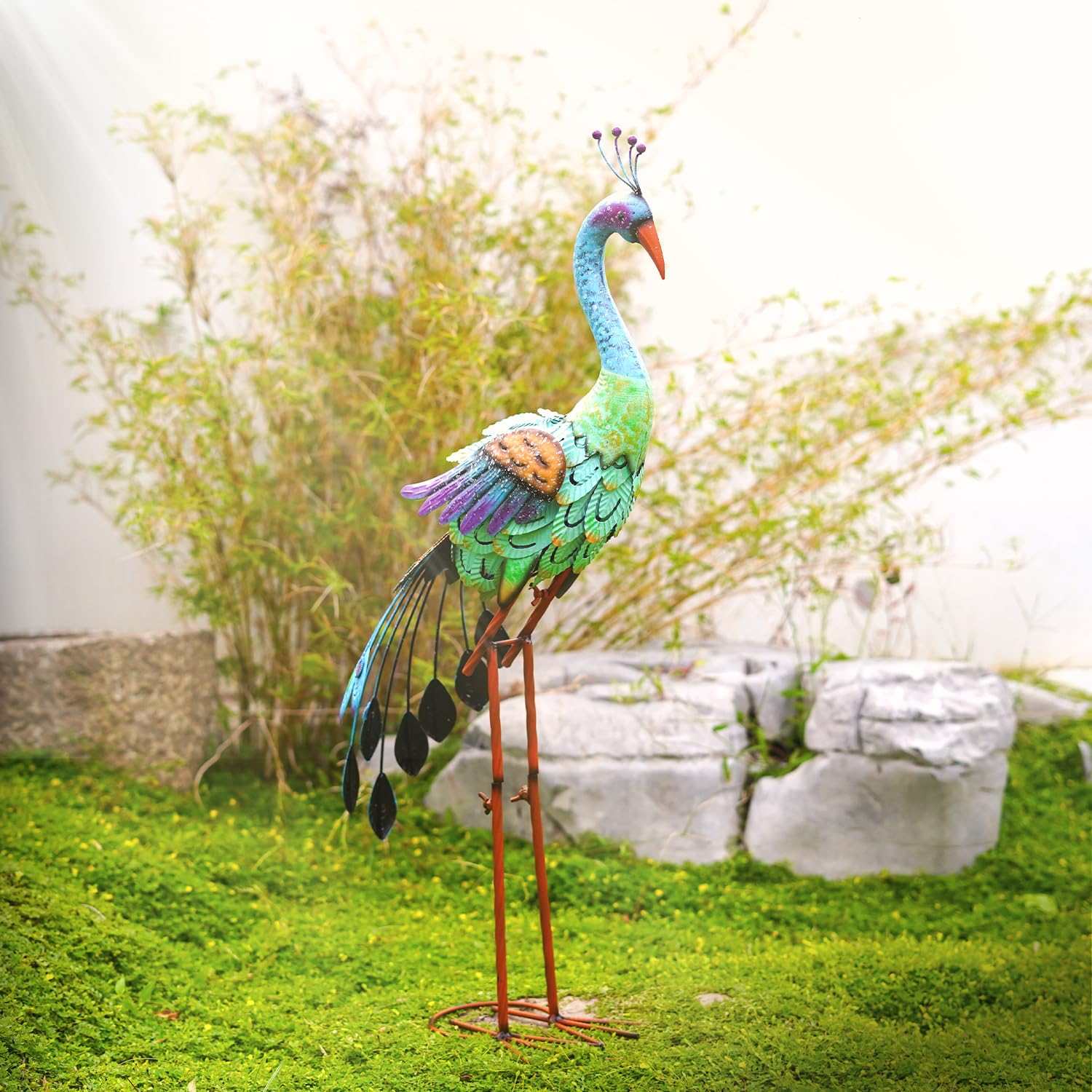 Metal Peacock Ornament - Peacock-image-cd9615d3-0f50-475c-b7de-8caf4d8ede82-108954