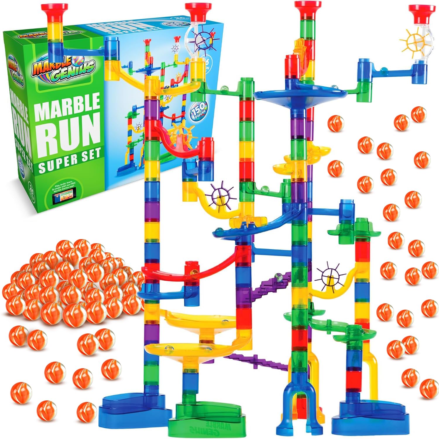 Marble Run 150-Piece STEM Toy - Super Set-image-1b648acf-75fa-44fa-9dda-47395a4bf1aa-120889