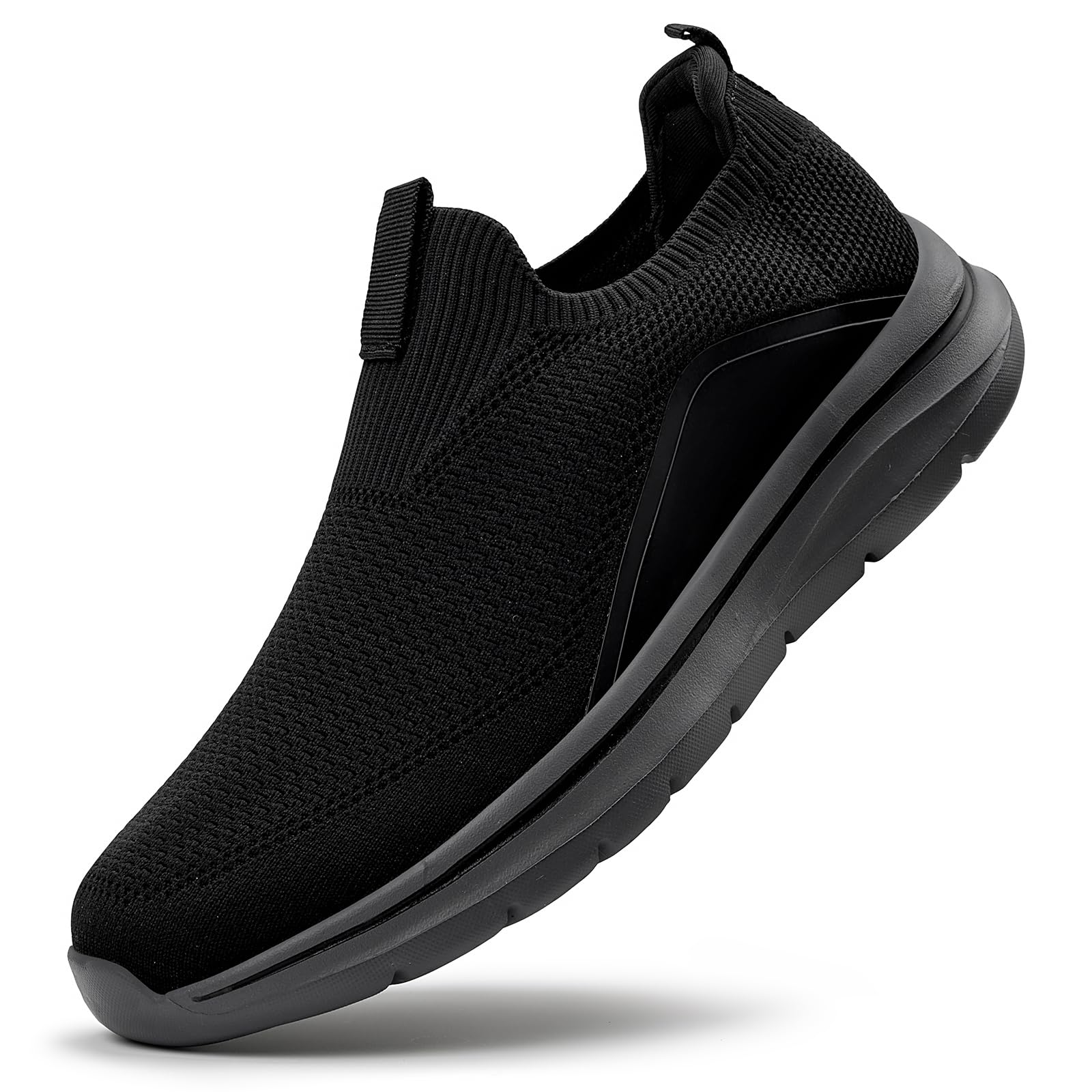 Men's Slip-On Trainers - Black Size 40-image-f3a10fbe-7bc6-43d0-acf8-e8992e9e348a-91797