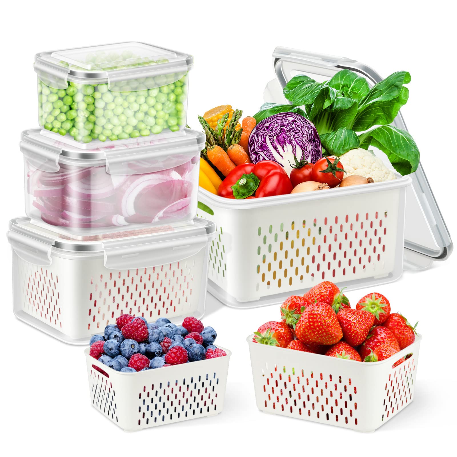 Fridge Storage Containers 4 Pack - Transparent BXH-4G-image-e6521080-b4b1-40f6-9896-10ea03069b3f-2231