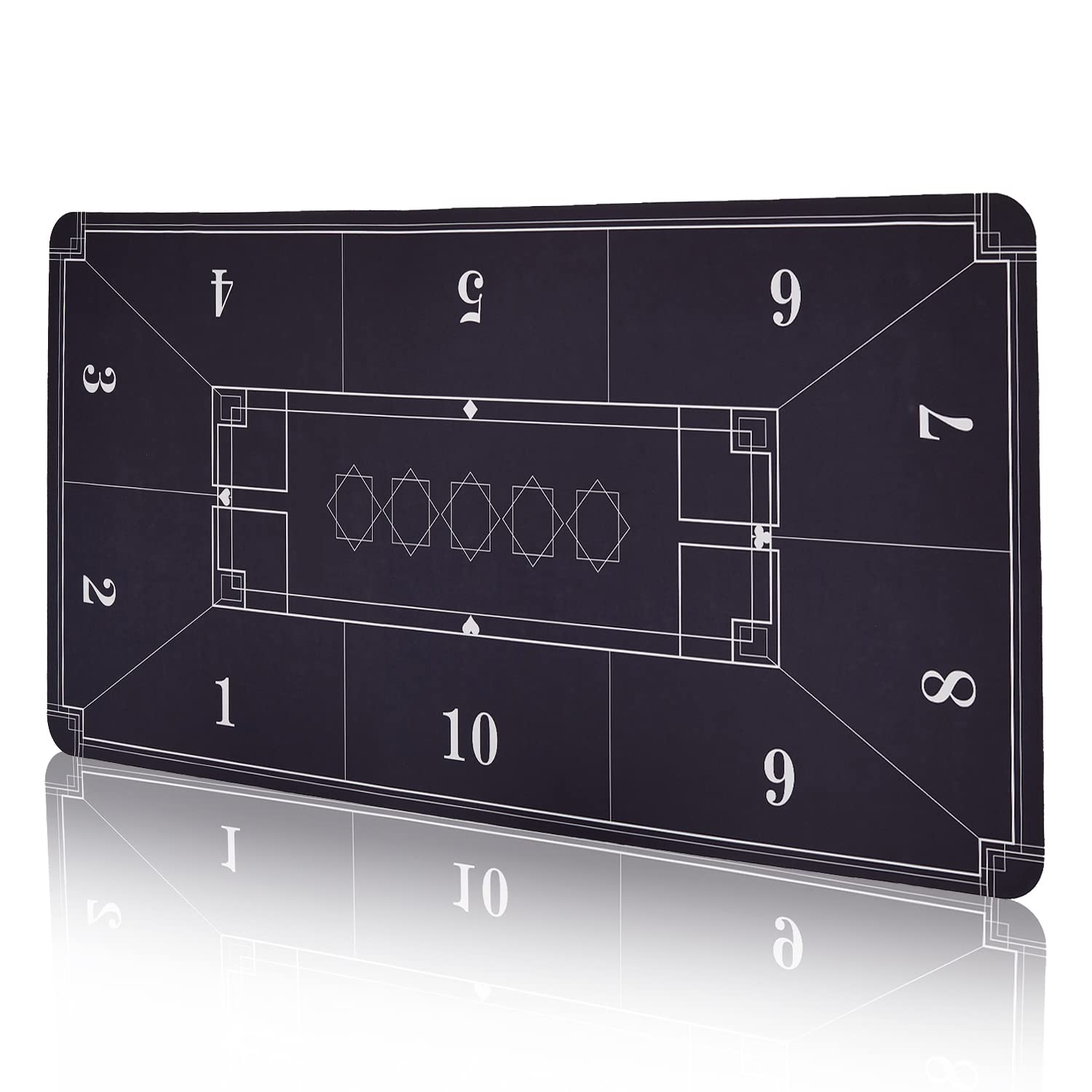 Waterproof Poker Mat 8 Player Table Top - Rectangle-Red Large-image-037afcd4-600a-4b9a-8f55-3153ccac9469-95167