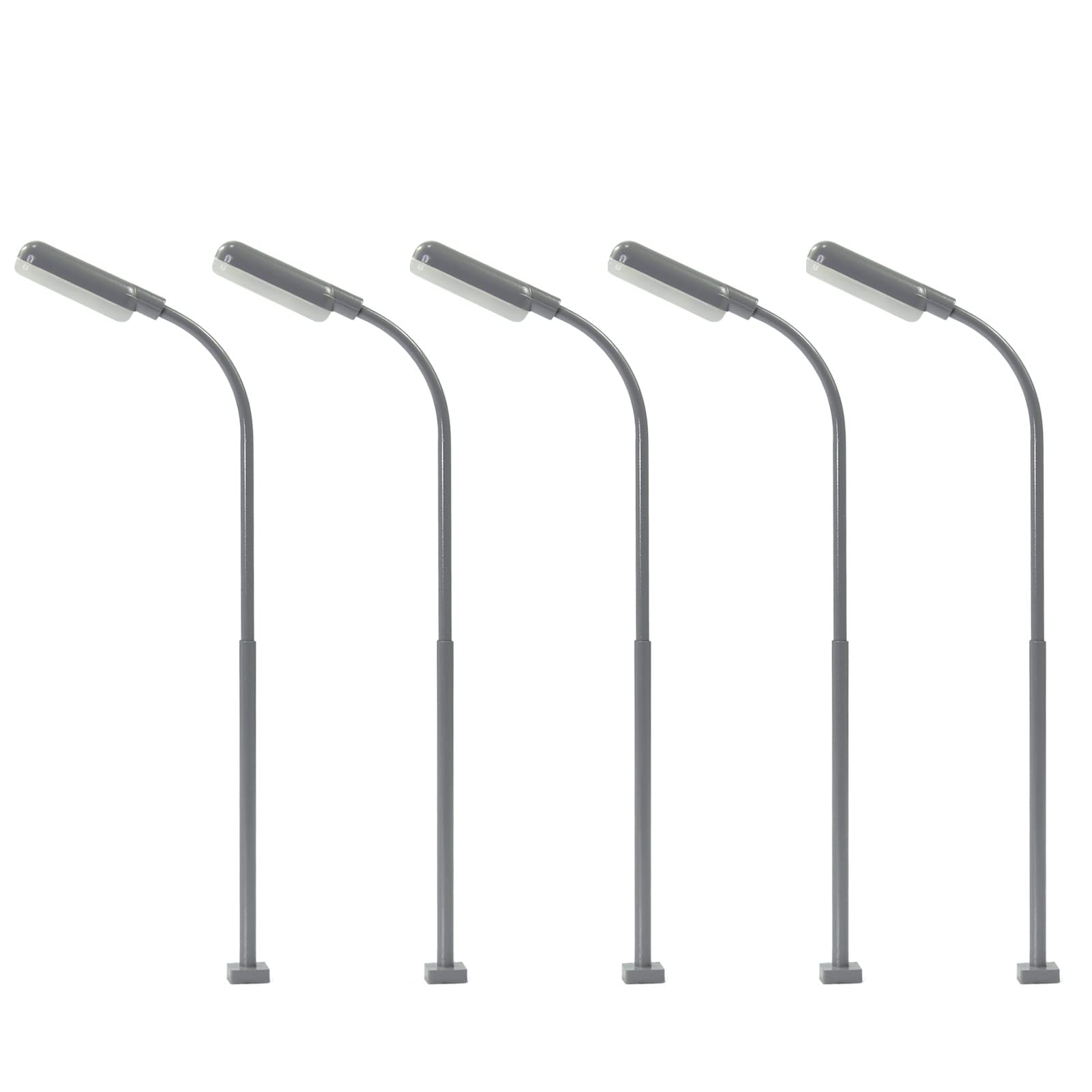 5pcs HO/TT/N Gauge Model Train LED Street Lamps - Cool White for Garden & Park-image-c6ca7f4f-4e7c-4912-94ed-876d51536068-57089