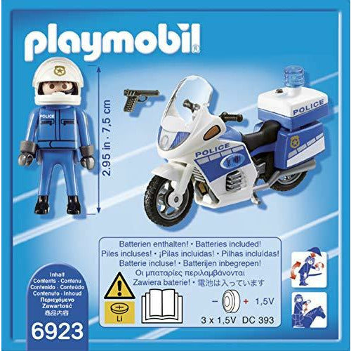 playmobil city action police playmobil police motorbike