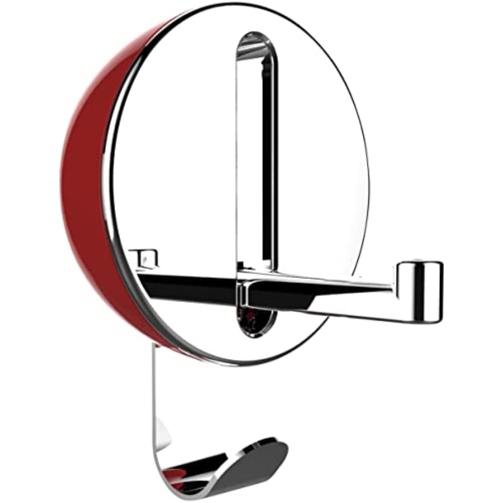 Stylish Red Folding Hook for Space Saving, Durable Chrome-Plated Metal, Easy Wall Installation-image-cdaa7c09-aeb6-4258-b970-7b0868c920b0-66730