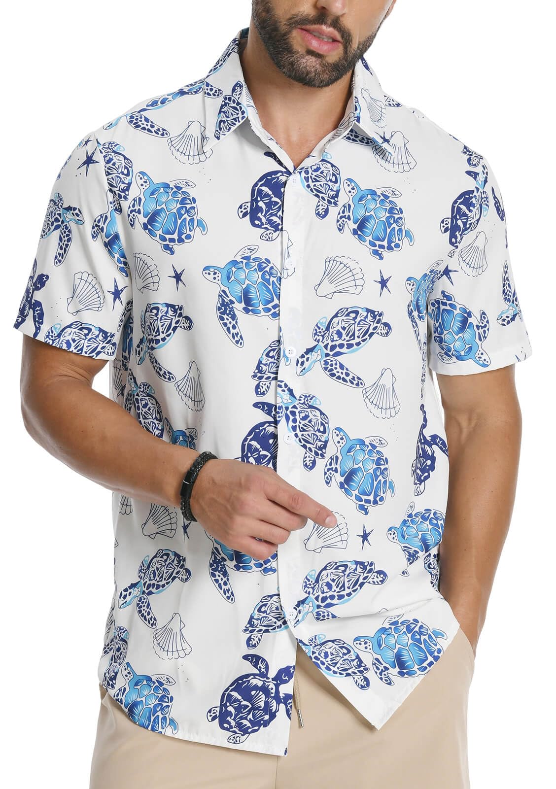 Men's Floral Hawaiian Shirt - D2 Tortoise L-image-f13f0fbe-05d3-427a-988d-4c28b2797695-108792