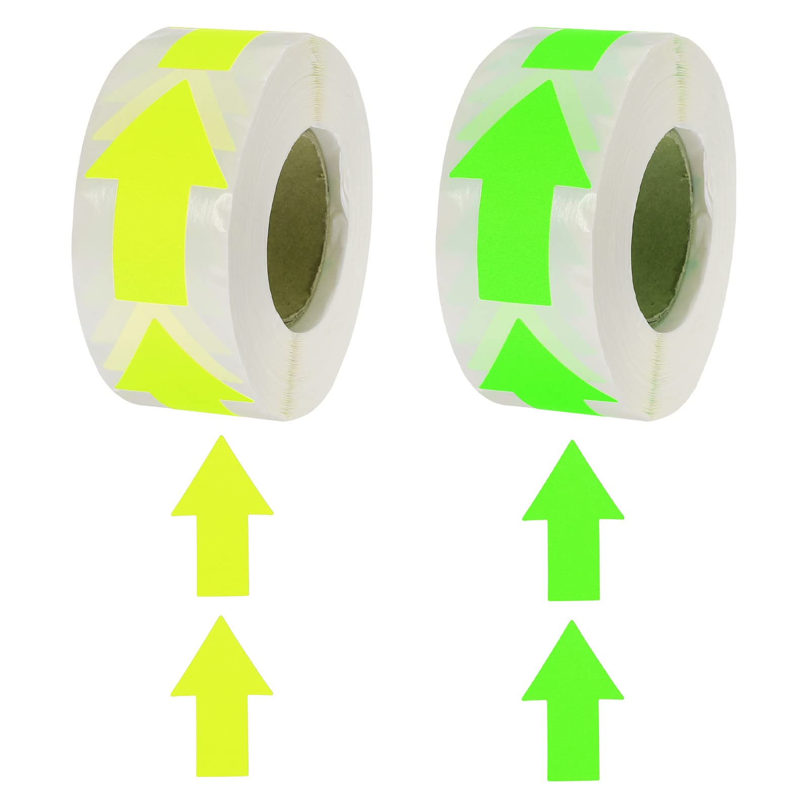 sourcing map Arrow Sticker Labels 2Pcs 500 1.3x2 Yellow/Green-image-572248e0-f20b-4023-ba80-bade1e1b3d0e-61040