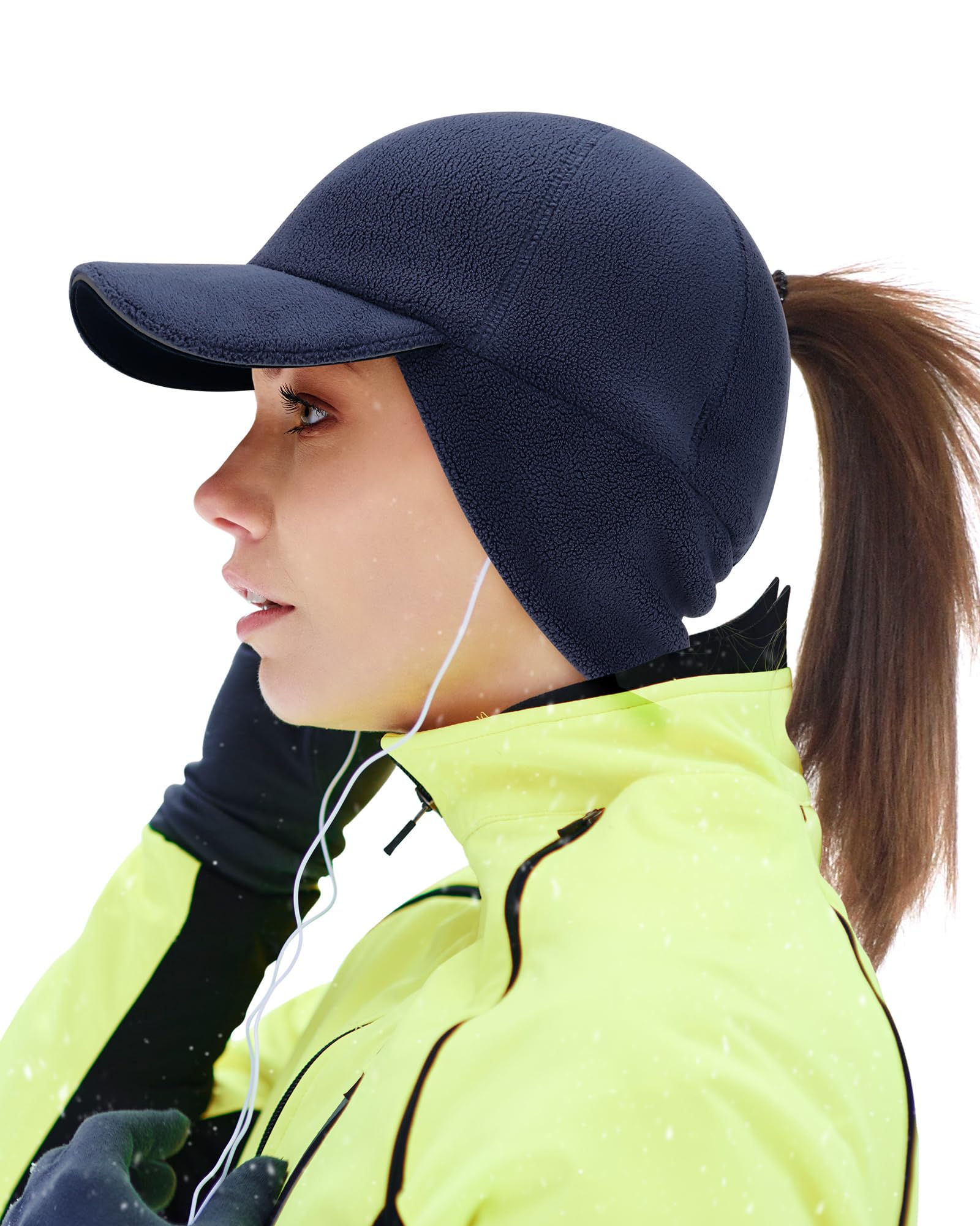 Warm Fleece Ponytail Hat with Earflap for Women - Ideal for Running, Golf, Hiking, Outdoor Winter Activities-image-9d4610a5-32a3-4b80-8399-9aa0ad099182-67381