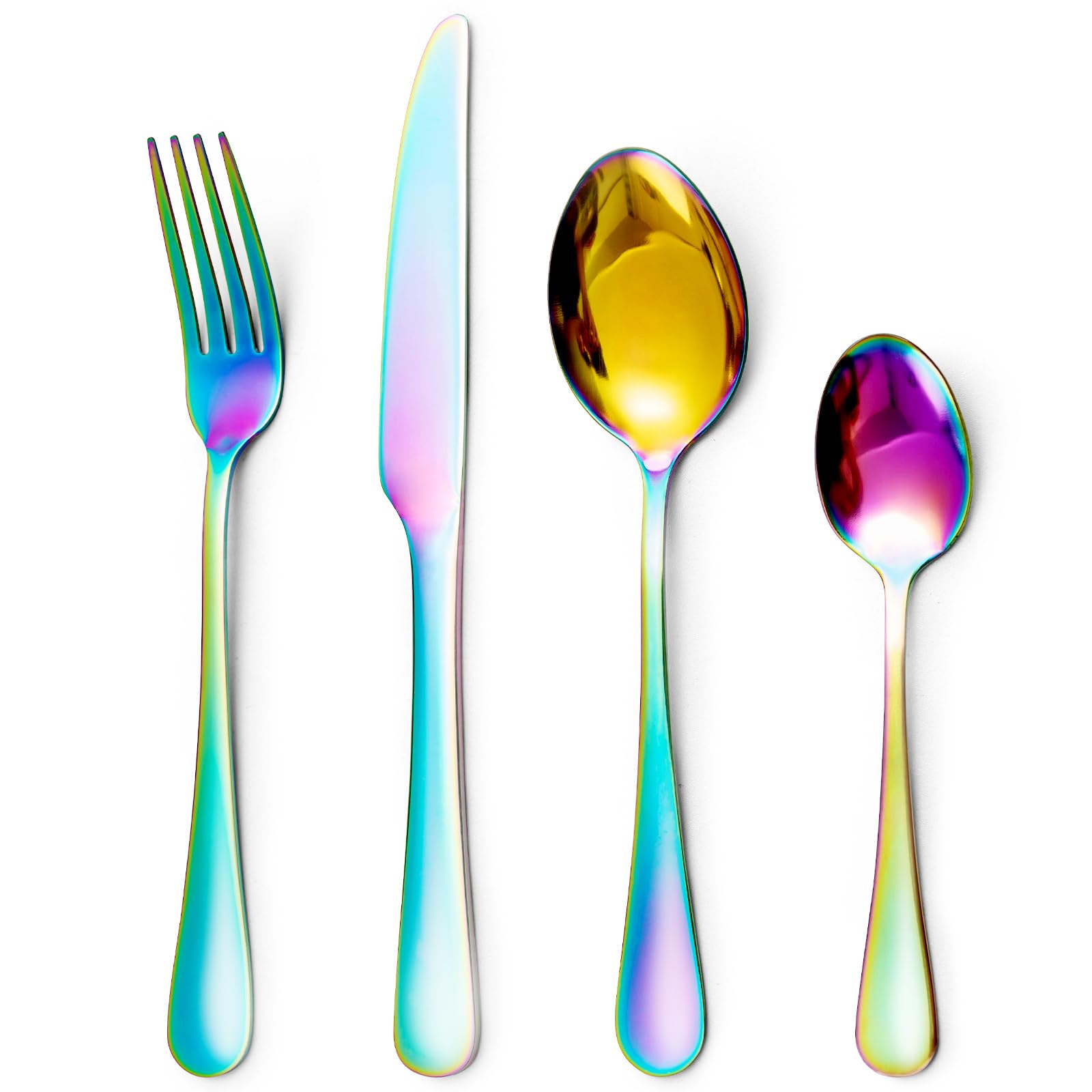 32 Piece Stainless Steel Cutlery Set - Rainbow 32 Piece-image-b7e6168b-48c4-4df6-bc5d-c75877950399-2168
