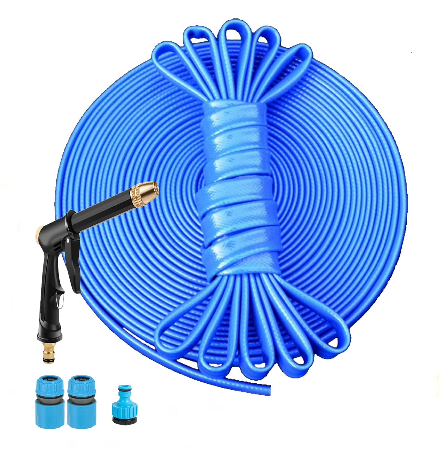 Reinforced Garden Hose with Nozzle - Blue 20M-image-c757156c-3e58-4552-a7d6-b1f394fddc4b-104480