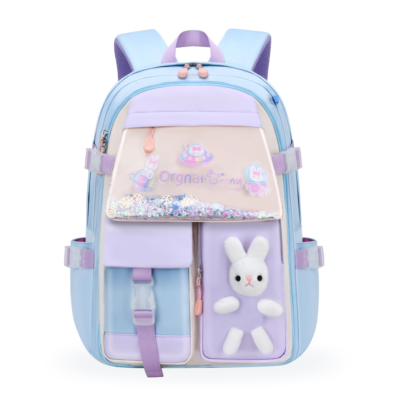 Girls Bunny School Backpack - Pink-image-5e4cee6c-bf70-4199-abee-fa40060f0abe-117108