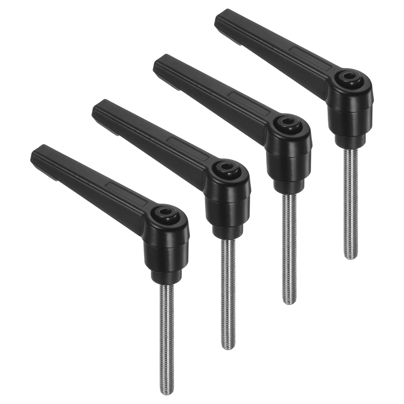 sourcing map Clamping Lever Handles, 4pcs M5 x 50mm 304 Locking Black-image-9a0ff09b-bcd5-4334-a441-39466ab7b1f1-60660