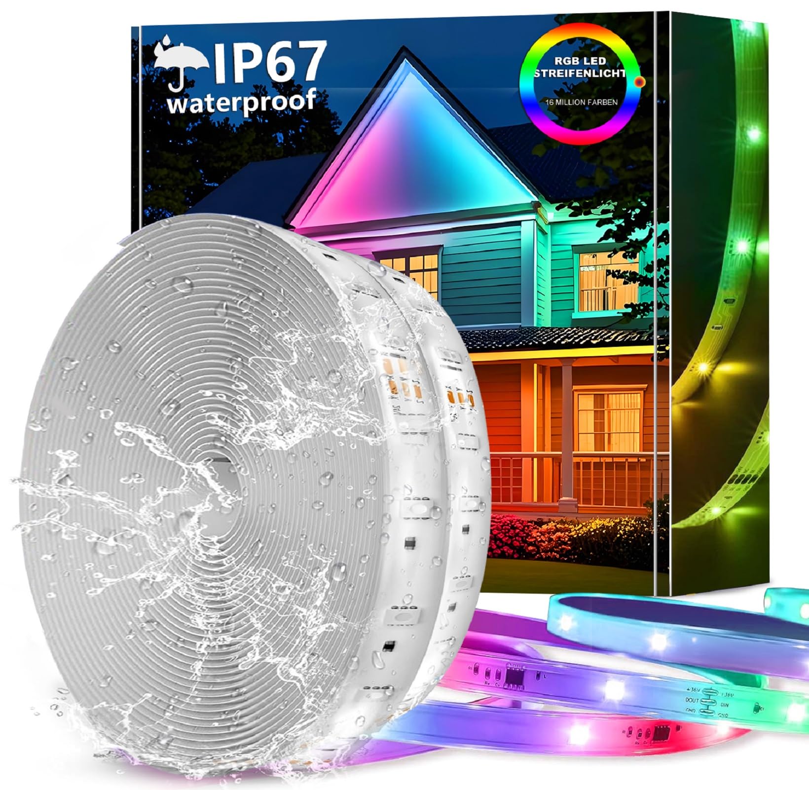 LED Strip Lights 20m RGB APP Remote - Multicolour 20m-image-8b246471-cf33-45b0-8d30-439fc595ddac-97401
