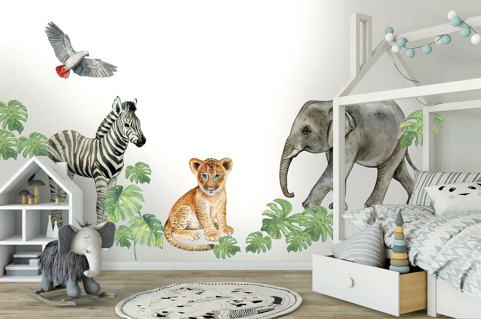 Safari Animal Wall Decal Set - Multi BF21-36-image-c0ae2671-eb25-457b-822f-4d13bb175790-110767