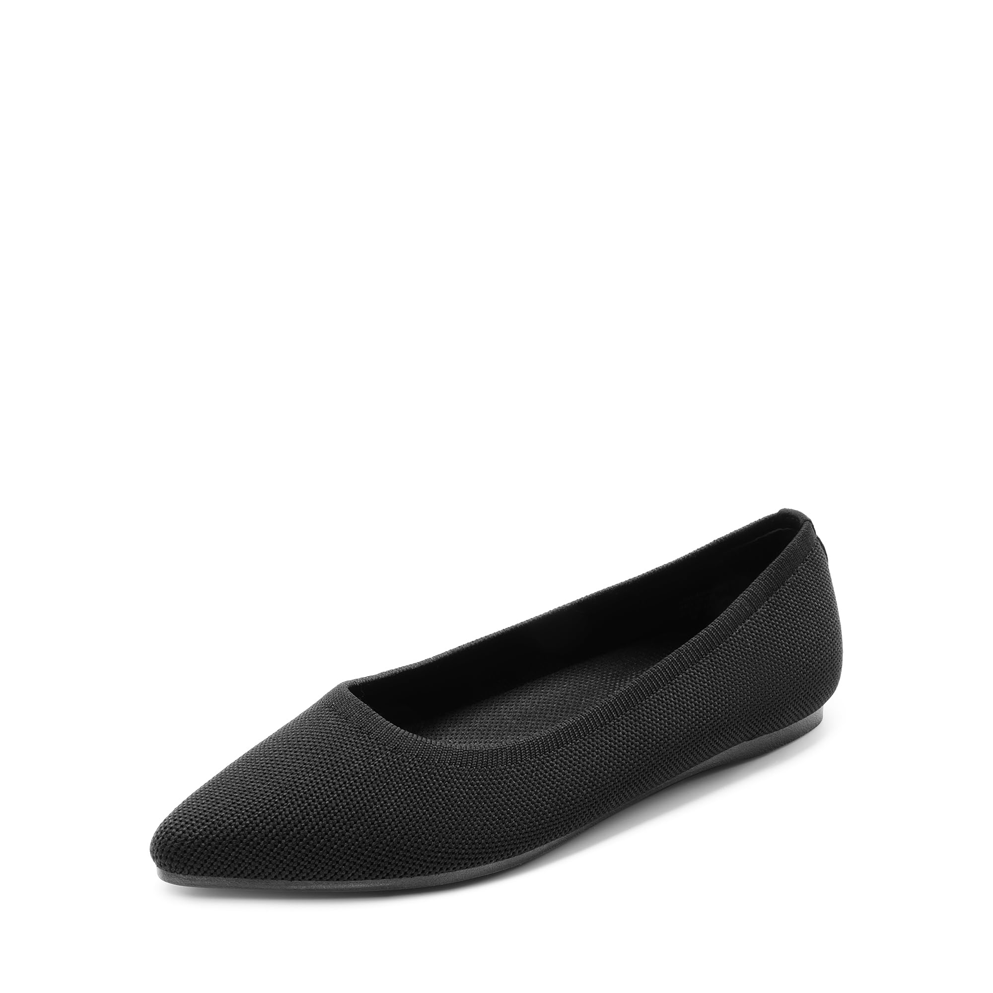 Women's Knit Ballet Flats - Black UK 9-image-da97c5cb-1e50-4a52-8f0a-27970beb0bf0-107628