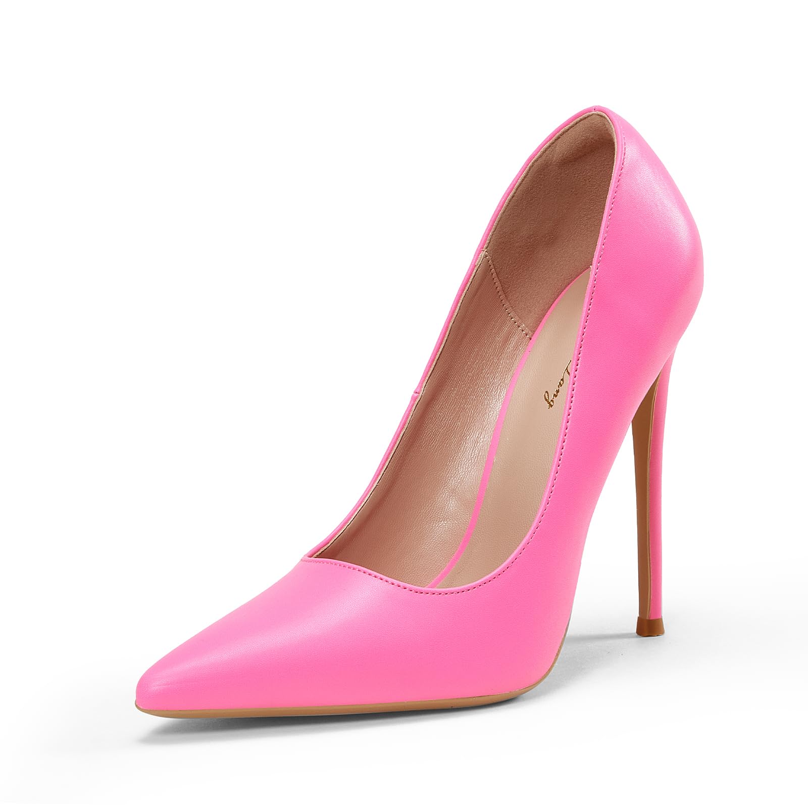 Pointed Toe Stiletto Heels - Fluorescent Pink UK 6.5-image-f035dceb-5396-4111-a9a6-f81f90a85735-87935