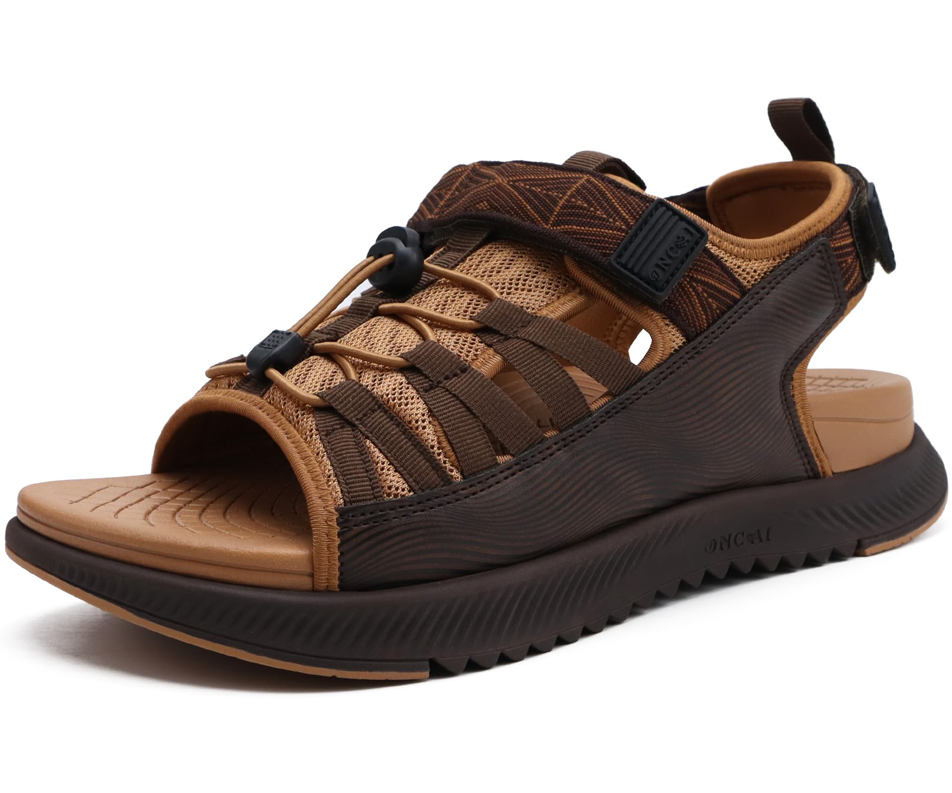 Men's Hiking Sandals Arch Support - Khaki Brown UK 9.5-image-c95190c2-cc72-43f1-af67-8a6d278a0dff-104639