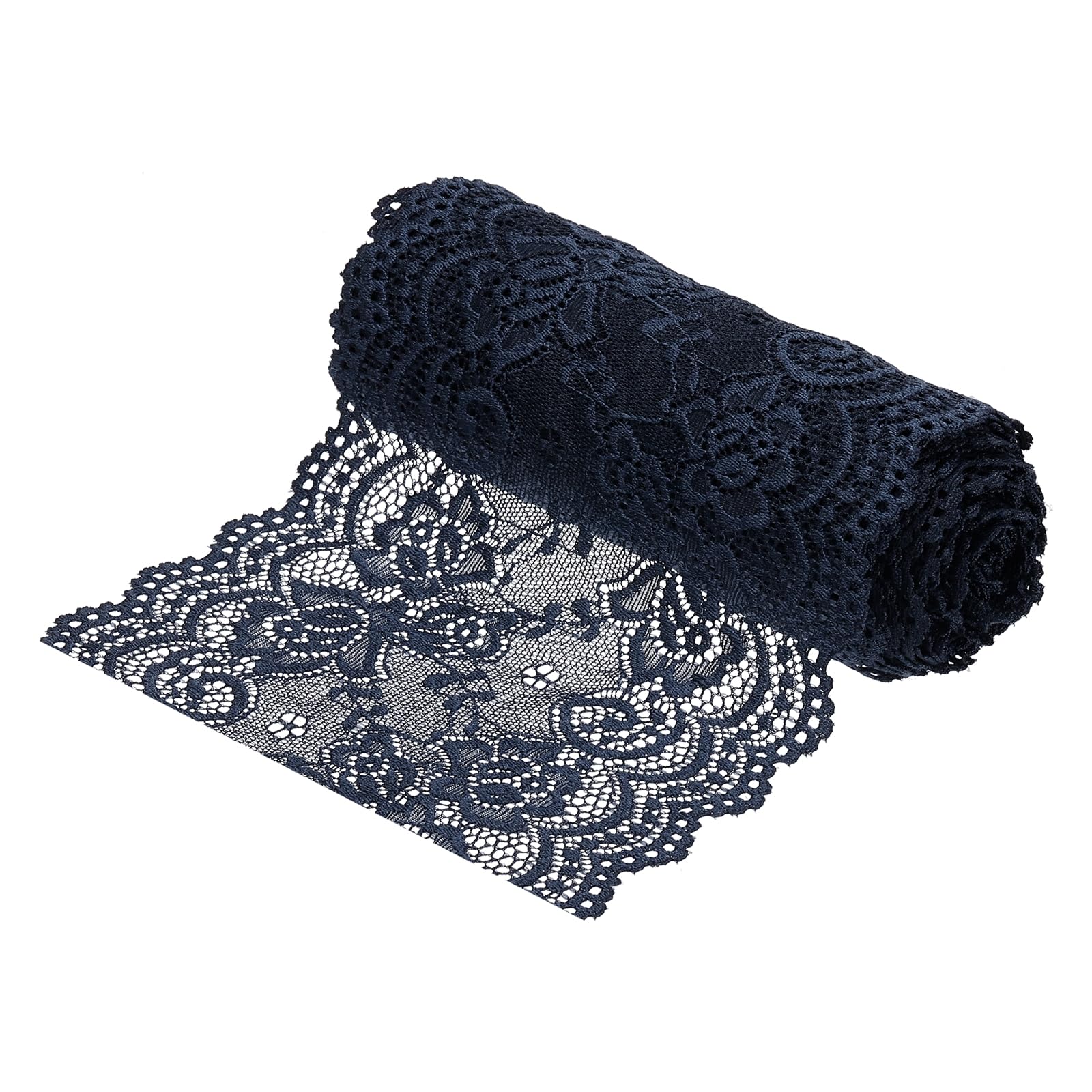 sourcing map Inch Wide Yard Lace Ribbon Floral Pattern 6 5 Making,-image-e2260fba-f8df-4002-9302-987ddb27498d-62140
