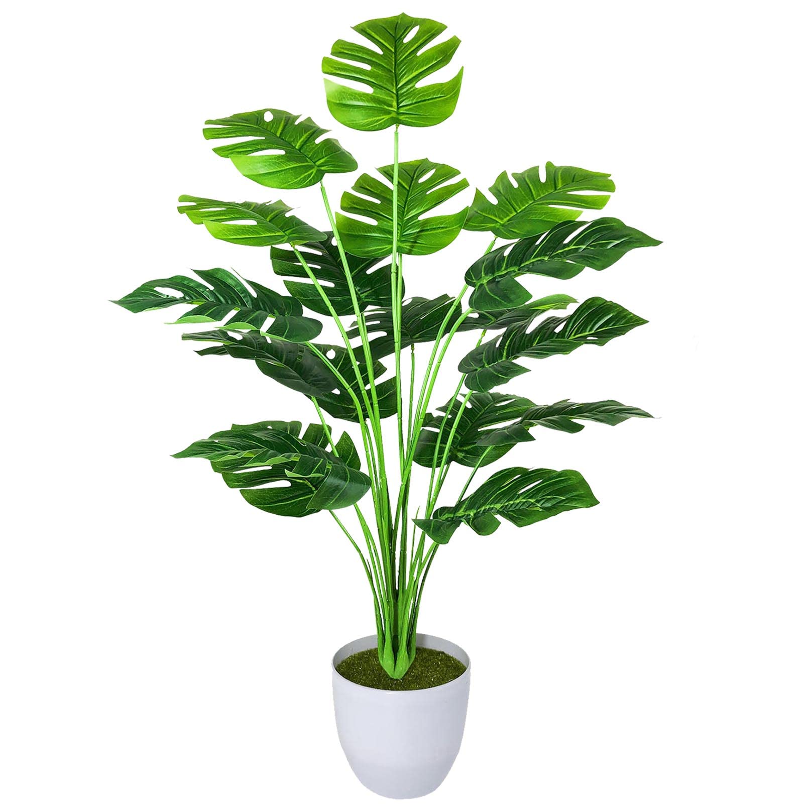 AIVORIUY Artificial Areca Palm Plant Fake Large Faux (77cm Green)-image-f3e0716c-25ba-4cb4-bc5c-3117115c4da8-65029