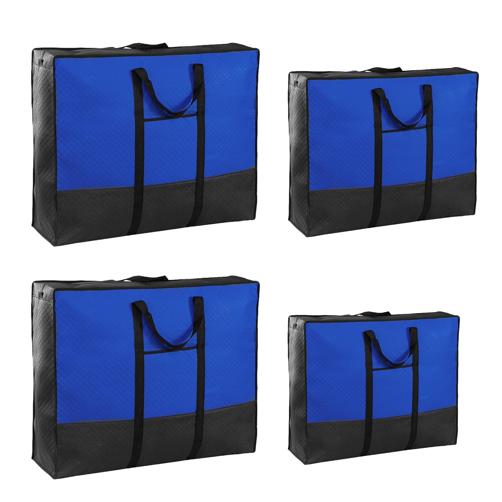 4 Pack Extra Large Waterproof Storage Bags with Zips for Clothes & Bedding - Durable Oxford Cloth-image-f8d05149-1a1f-43a8-b715-9b04062fa59f-46026