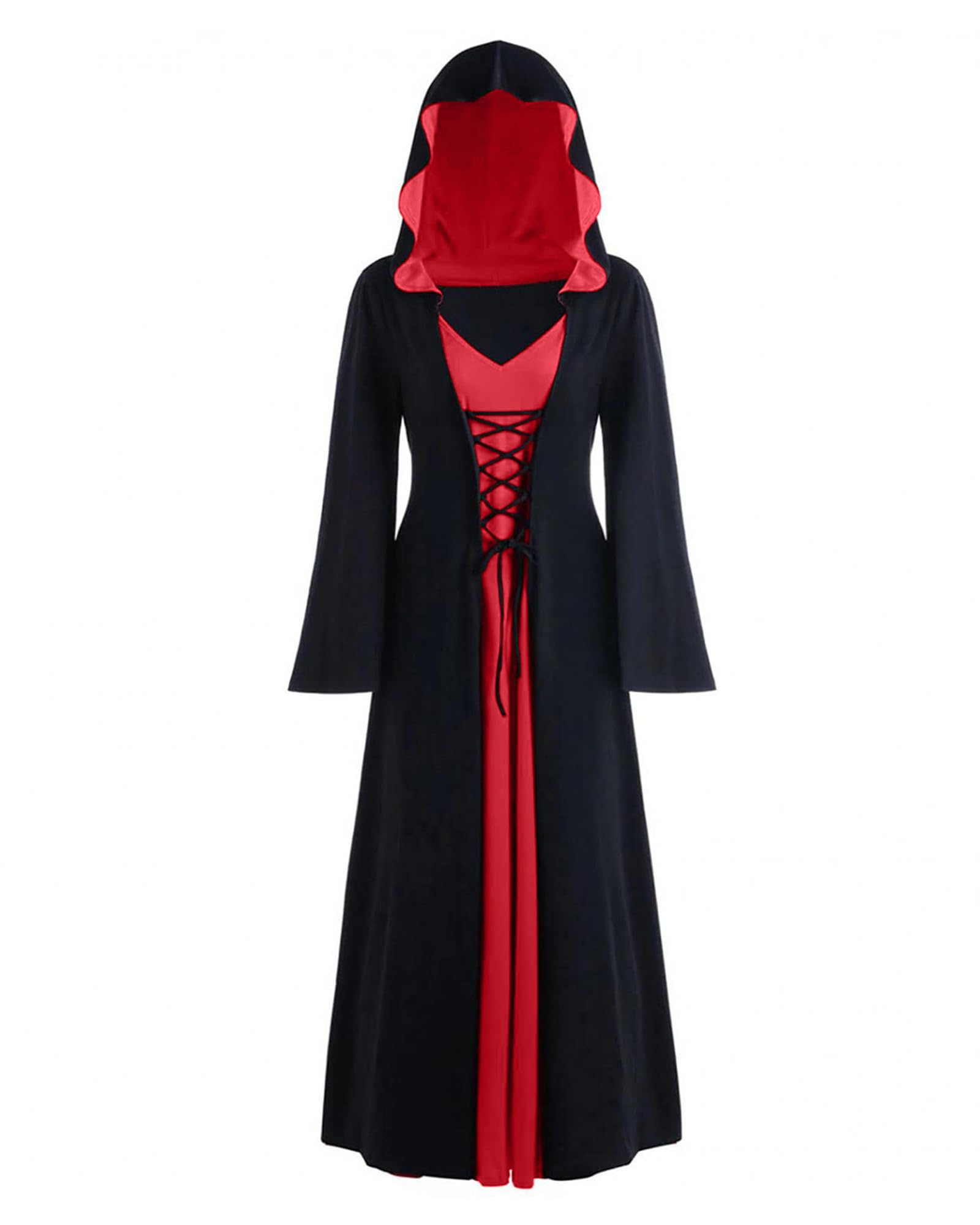 Women's Gothic Vintage Costume Dress - Red 2XL-image-cf74c441-daa9-4a74-9ea8-ff1b72dc2d04-117245