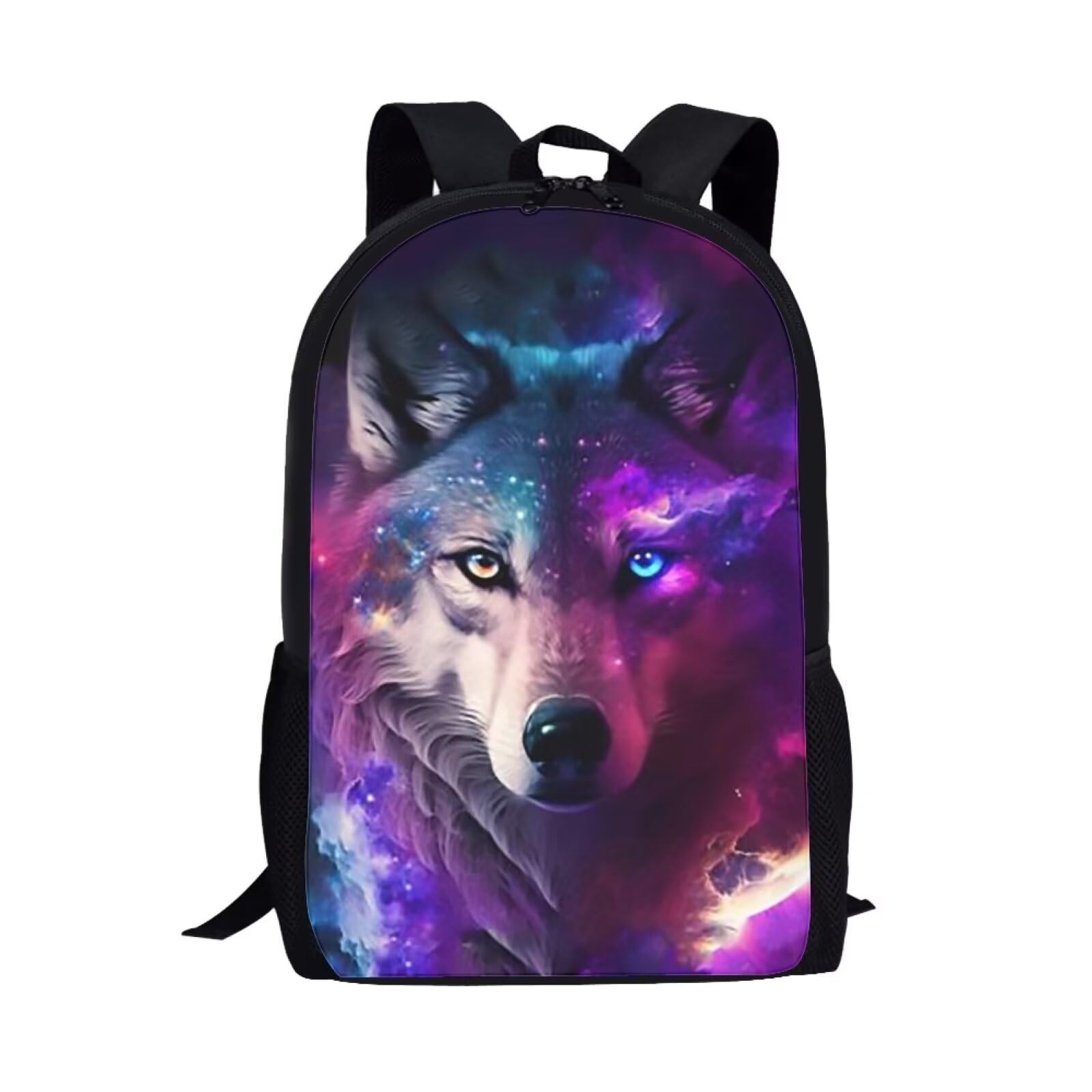 Galaxy Wolf School Backpack - Blue Design-image-9b55389d-a672-4984-86a0-b9329a64f041-92703