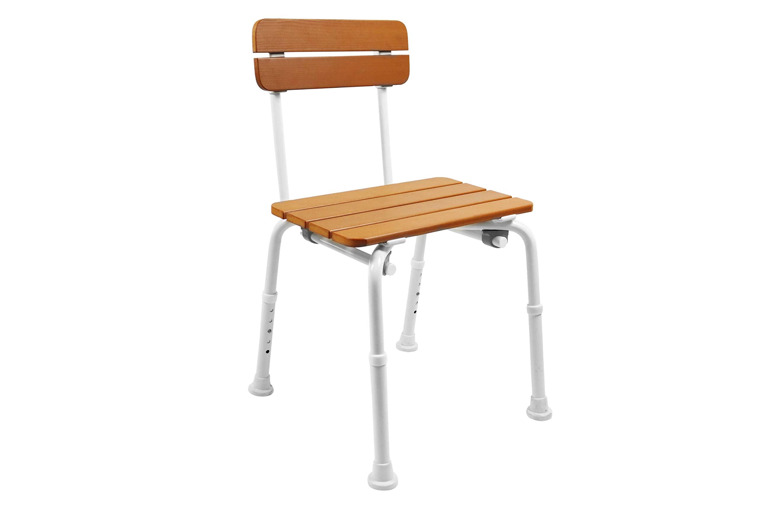 Adjustable Shower Chair - Wood 85 x 45 cm-image-bf826ec4-9827-4c68-a1d5-717252d52fff-121666