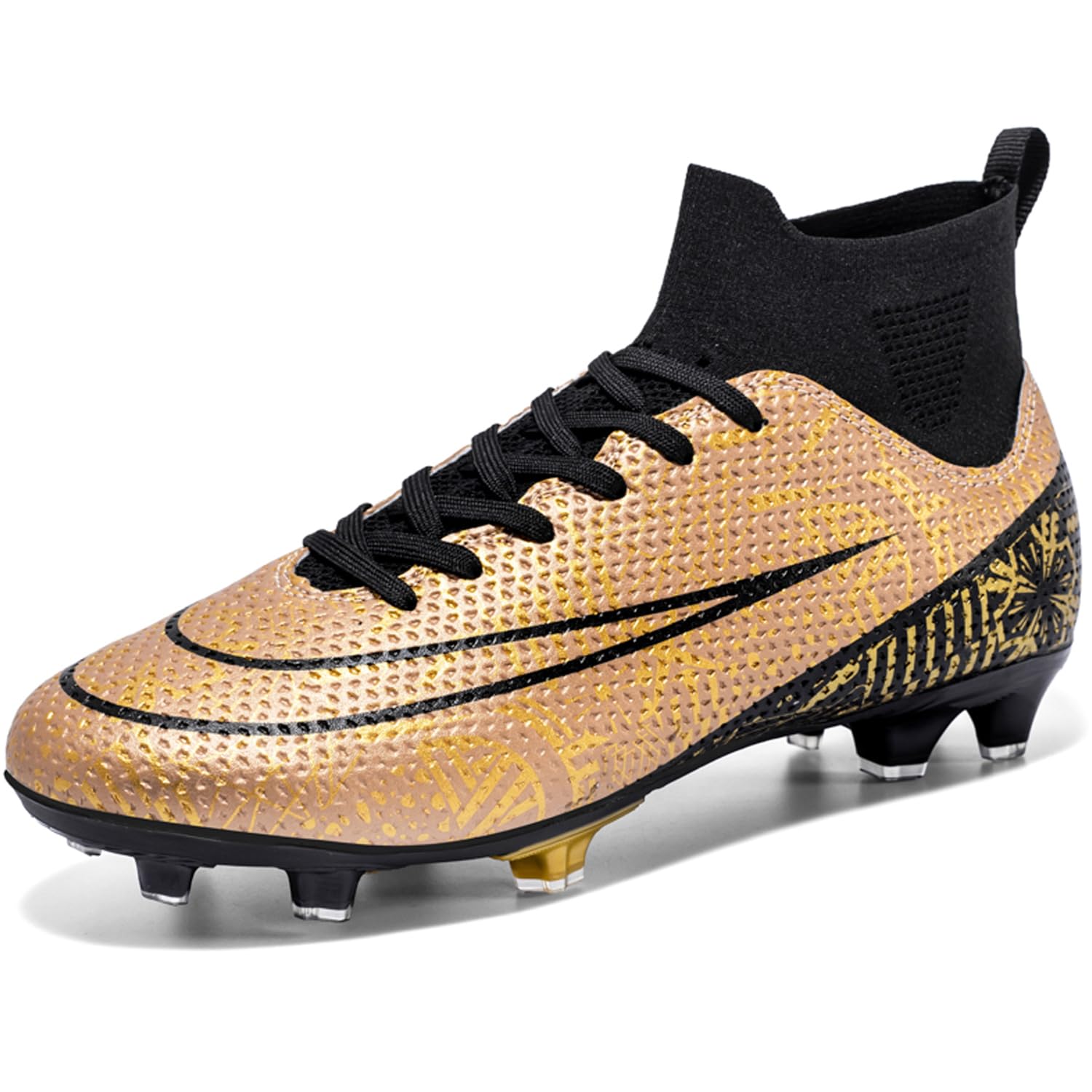 Boys Football Boots Non-Slip - Golden UK 6-image-589a69f5-45e8-4ad9-a794-c9bdca00c8c1-106627