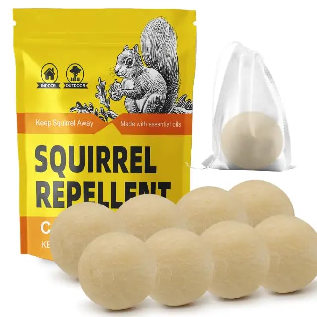 Squirrel Repellent Outdoor Pack of 8 - Yellow 2.5 g-image-c16d2bee-7347-4f0a-99c6-57e6b9da313e-110198