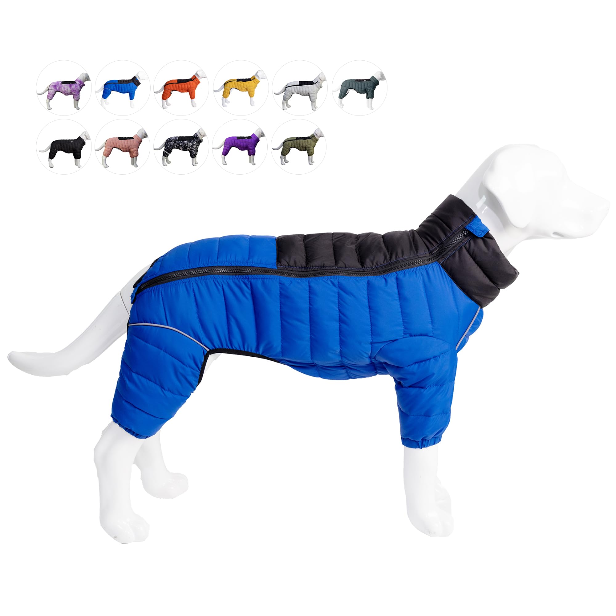 Dog Winter Coat Waterproof Reflective - Blue XL-image-b24ca7eb-3ed7-42f7-978d-3f98f6072448-100511