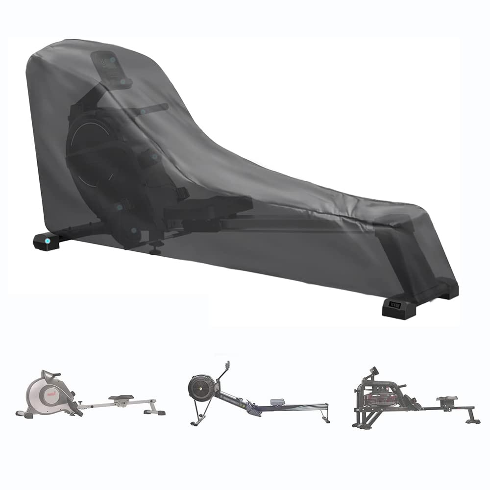 Rowing Machine Cover Waterproof - Black 203x61x41-64cm-image-7e81107e-7a18-4479-a4bb-8cc3f4fe90cb-109095
