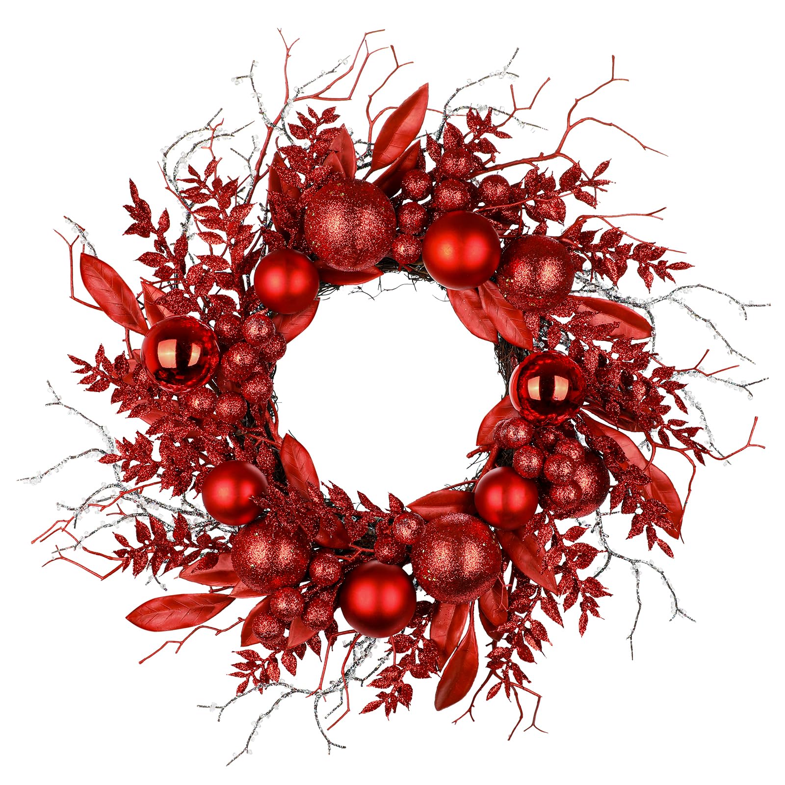 Christmas Wreath Eucalyptus & Berries - Red 16 Inch-image-d1858dc5-17f4-41ae-acf4-c77ef409f788-121726
