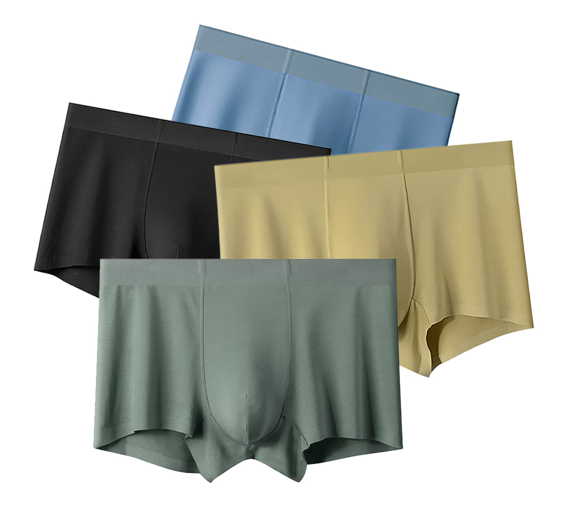 Men's Ice Silk Underwear Trunks Pack of 4 - Assorted 2 4XL-image-3fce492c-0c21-42f1-aee8-bce7981566c5-95301