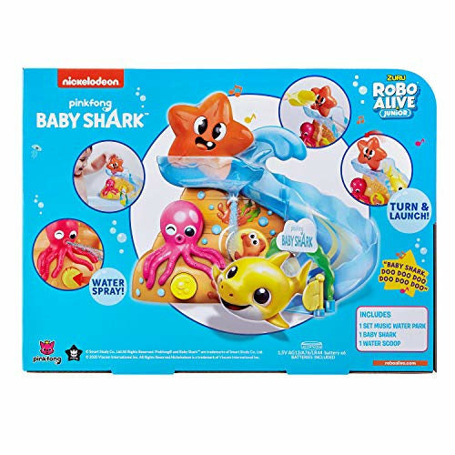 Wow Wee 61358-06-M01 Baby Shark Robo Alive Junior Interactive