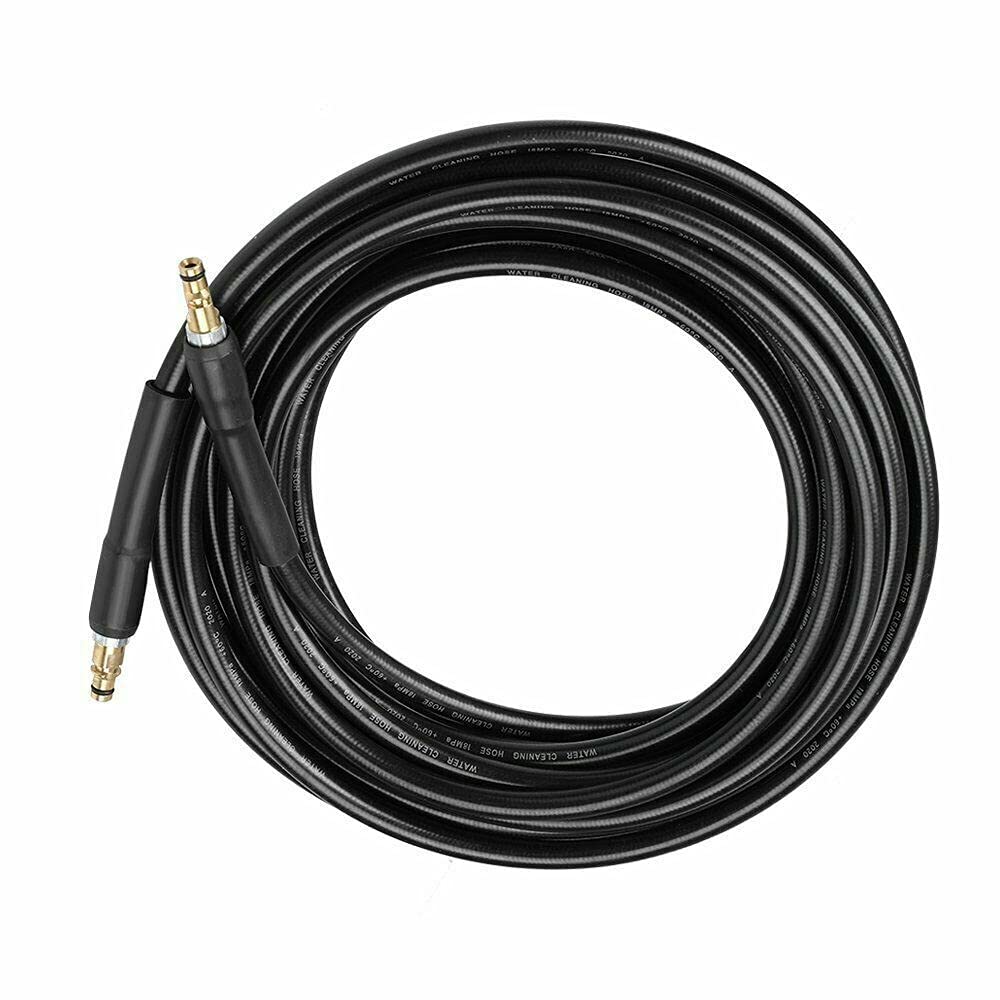 Pressure Washer Hose Quick Connect - Black 10m