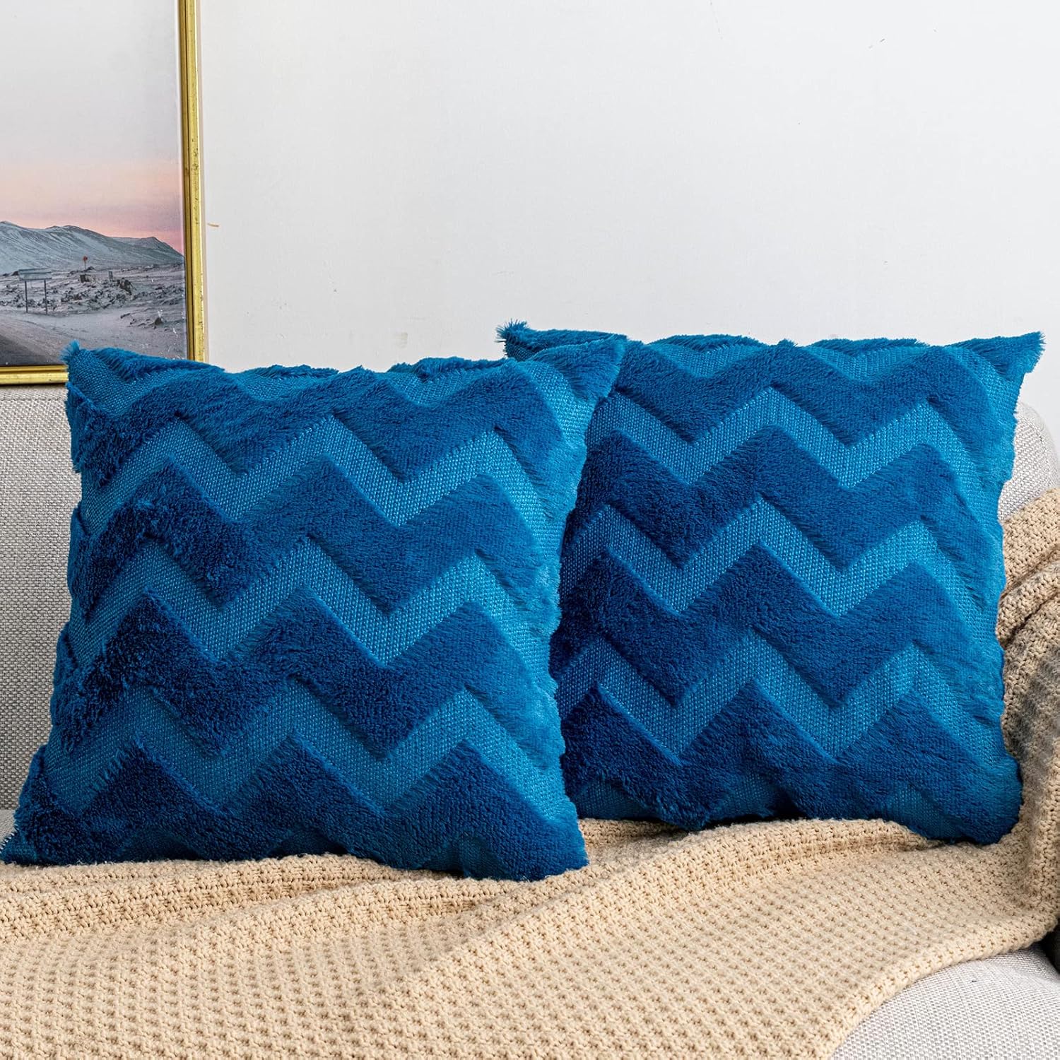 Navy Blue 20x20in Fluffy Velvet Cushion Covers-image-3dc237c5-fed1-45d1-b601-7705a37db464-57056